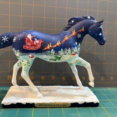 Sale Photo Thumbnail #273: "Trail of Painted Ponies ""Old Fashioned Christmas"" boxed"  Good condition, no chips