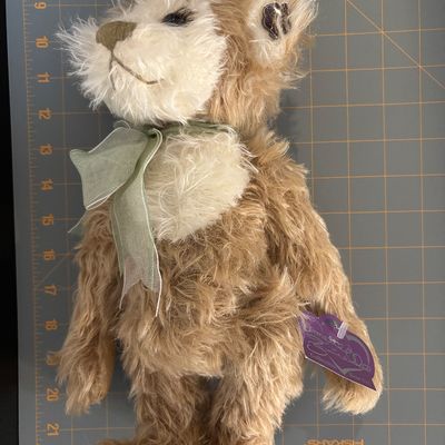 Sale Photo Thumbnail #210: Annette Funicello bear ""Carmel and Cream" with long lashes.