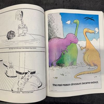 Sale Photo Thumbnail #35: Calvin and Hobbs and Far Side Comic Book 2 pc set. Excellent condition