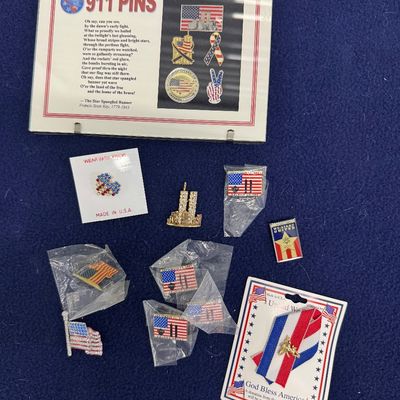 Sale Photo Thumbnail #149: 12 pc 911/America Pins