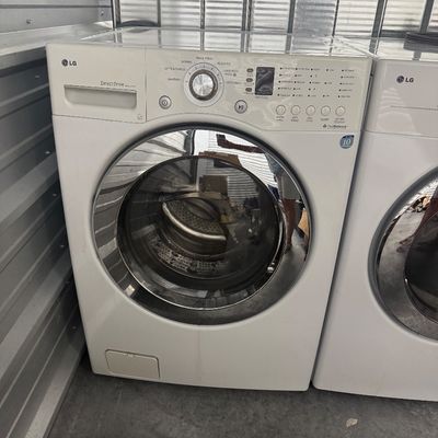 Sale Photo Thumbnail #21: LG washer and Dryer set. Dryer is electric. Set worked last time used - one year of use.
