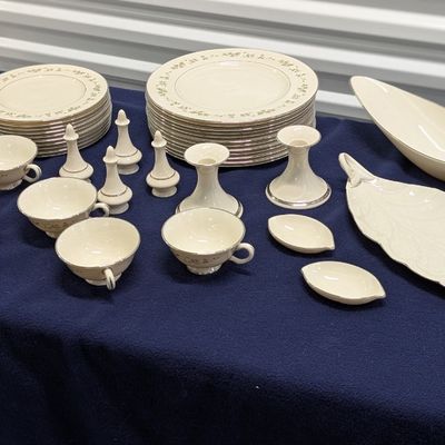 Sale Photo Thumbnail #87: 62 pc Lenox china service for 10. Perfect condition. No chips or scratches. Appears unused.