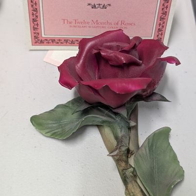 Sale Photo Thumbnail #49: “12 months of Roses” figurines, set of 12