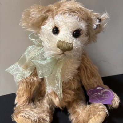 Sale Photo Thumbnail #208: Annette Funicello bear ""Carmel and Cream" with long lashes.