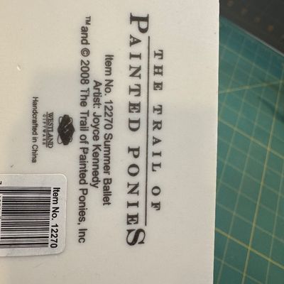 Sale Photo Thumbnail #249: "The Trail Of Painged Ponies ""Summer Ballet""  Four Seasons Collection boxed" Excellent condition no chips