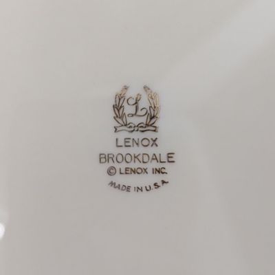 Sale Photo Thumbnail #92: 62 pc Lenox china service for 10. Perfect condition. No chips or scratches. Appears unused.