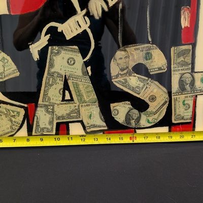 Sale Photo Thumbnail #7: Canvas wall hanging in excellent condition