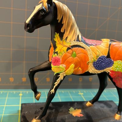Sale Photo Thumbnail #263: "The Trail Of Painted Ponies ""Autumn Dancer"" Four Seasons Collection boxed"  Good condition, no chips