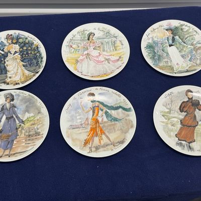 Sale Photo Thumbnail #136: D'Arceau Limoges Plates 6 pc. No chips or scratches