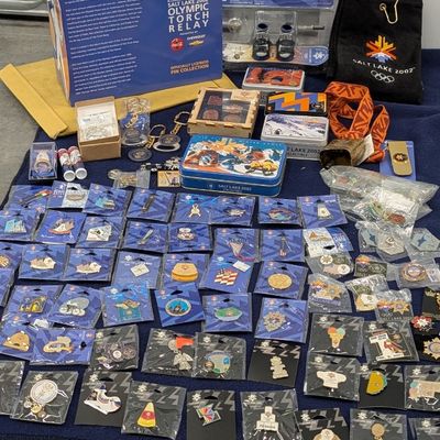 Sale Photo Thumbnail #101: 100 piece Olympic Pins variety