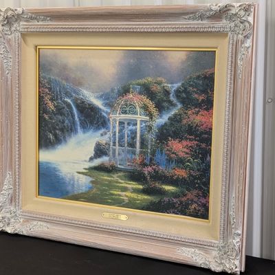 Sale Photo Thumbnail #11: Thomas Kinkade ”Hidden Arbor” signed limited addition - no COA. Excellent condition