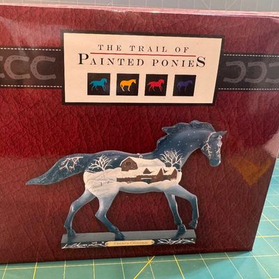 Sale Photo Thumbnail #258: "The Trail Of Painted Ponies "" Country Christmas"" boxed". Good condition, no chips