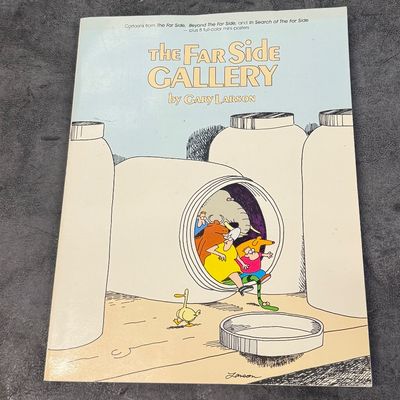 Sale Photo Thumbnail #34: Calvin and Hobbs and Far Side Comic Book 2 pc set. Excellent condition