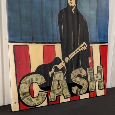 Sale Photo Thumbnail #6: Canvas wall hanging in excellent condition