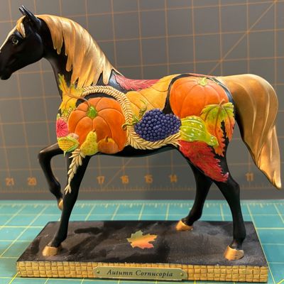 Sale Photo Thumbnail #262: "The Trail Of Painted Ponies ""Autumn Dancer"" Four Seasons Collection boxed"  Good condition, no chips