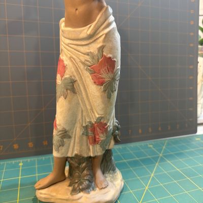 Sale Photo Thumbnail #235: "NAO by Lladro ""Aloha"" #11244 boxed 14.5"" high/5""wide". Perfect condition, like new. No. Chips or scratches