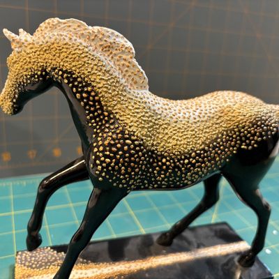 Sale Photo Thumbnail #285: Trail of Painted Ponies "Gold Rush"boxed". Good condition, no chips