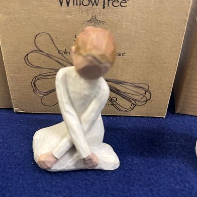 Sale Photo Thumbnail #84: 4 pc Willow Figurine .  Dove needs to be reattached on Soar