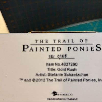 Sale Photo Thumbnail #287: Trail of Painted Ponies "Gold Rush"boxed". Good condition, no chips