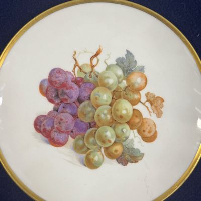Sale Photo Thumbnail #108: 6 pc Bavaria Fruit Plates