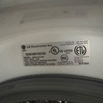 Sale Photo Thumbnail #24: LG washer and Dryer set. Dryer is electric. Set worked last time used - one year of use.