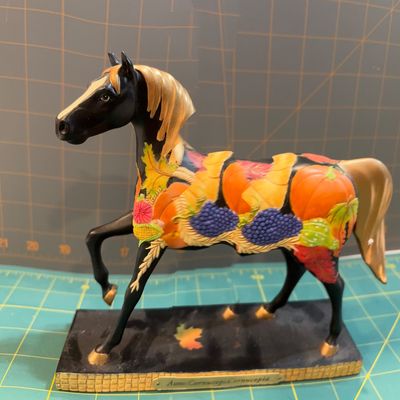 Sale Photo Thumbnail #264: "The Trail Of Painted Ponies ""Autumn Dancer"" Four Seasons Collection boxed"  Good condition, no chips