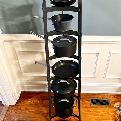 Sale Photo Thumbnail #102: Calphalon 6-Tier Free Standing with pots and pans