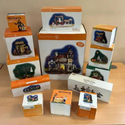 Department 56 Snow Village Halloween Lot #4