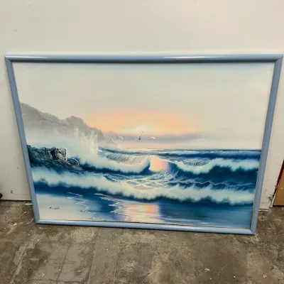 Large Beach Landscape Print