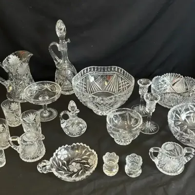 Cut Glass Including Waterford Crystal