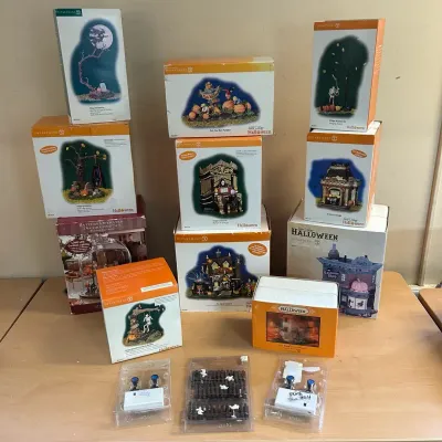 Department 56 Snow Village Halloween Lot #2