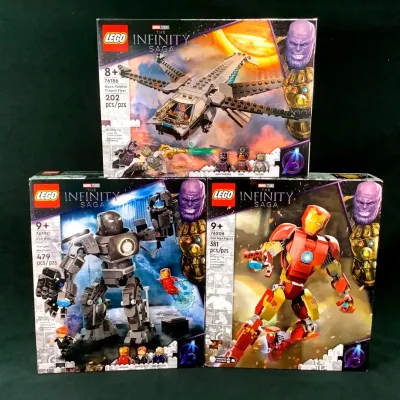 (3) NIB Lego Marvel Sets