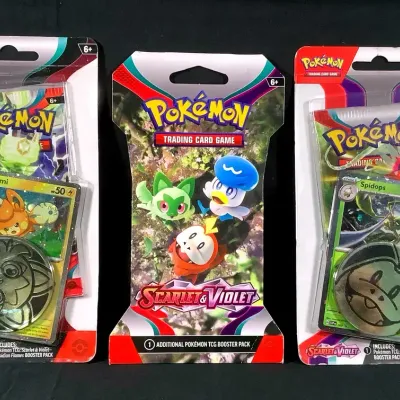 (3) Different Pokemon Sealed Booster Packs, All Factory Sealed, New Never Opened 