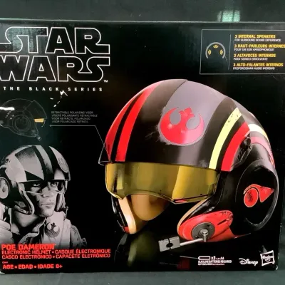 NIB Poe Dameron Electronic Helmet, Star Wars The Black Series - Factory Sealed! Never Opened! 