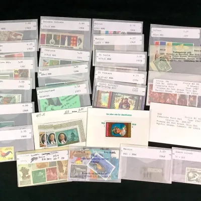 (25) Packs - Unused Foreign Stamps