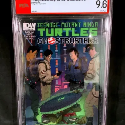 2014 Ghostbusters/ Teenage Mutant Ninja Turtles Comic, High Grade, PSA-9.6