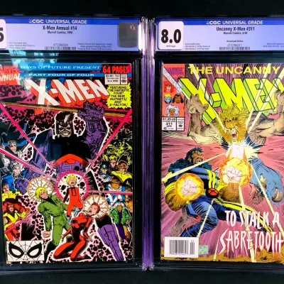 (2) 1990 & 1994 X-Men Comics, Both CGC Graded 
