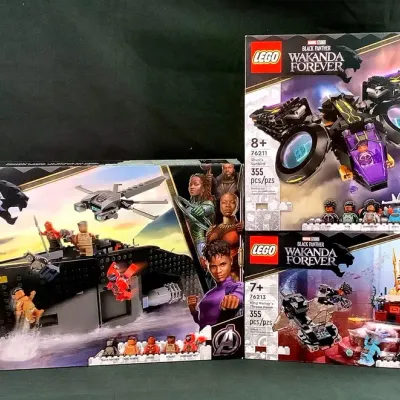 (3) NIB Lego Black Panther Wakanda Forever Sets