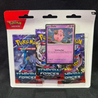 Pokémon Temporal Forces With 3 Booster Packs All Factory Sealed, Never Been Opened 