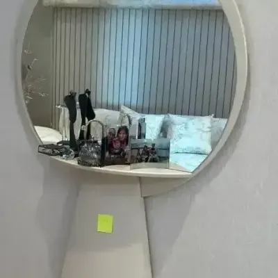 Living Room Server with Matching Mirror