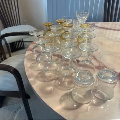 Assorted glassware for dining or entertaining