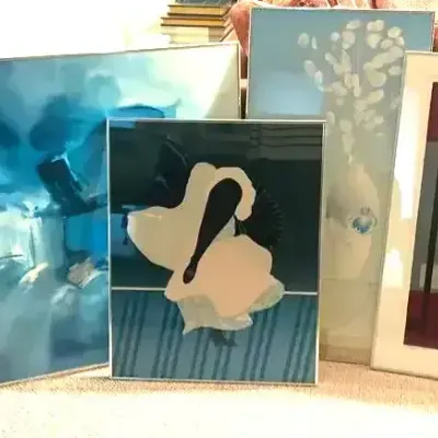 Set of four contemporary prints