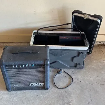 Crate GFX-15 Amp & Sennheiser EM 100 G2 Wireless Microphone Receiver 