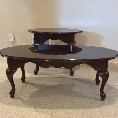 Dark Wooden Elegant Coffee And End tables