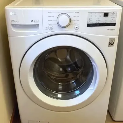LG WM3400CW Front Load Washing Machine