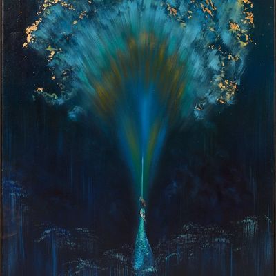 Sale Photo Thumbnail #210: John Squadra (b.1932).  Song of the Soul Bird.