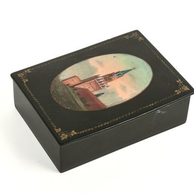 Sale Photo Thumbnail #69: Russian Painted Lacquer Box