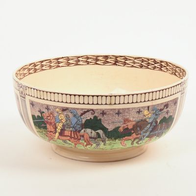 Sale Photo Thumbnail #224: Royal Doulton Bowl With Knights.