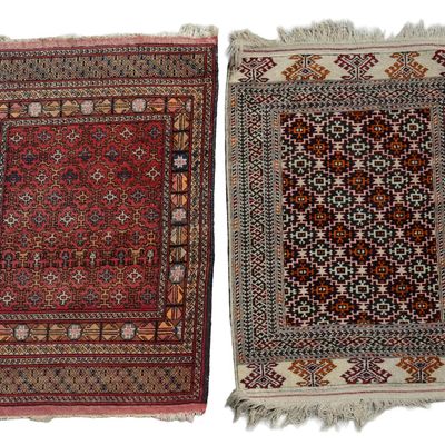 Sale Photo Thumbnail #303: Two Small Oriental Mats.