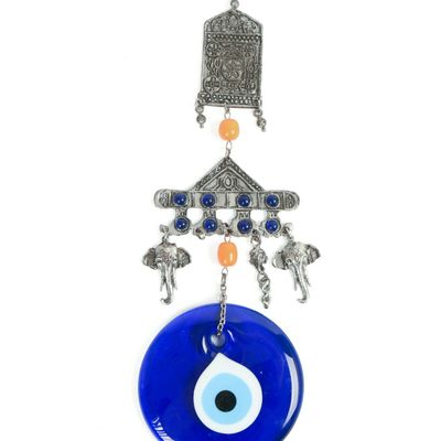 Sale Photo Thumbnail #271: Tibetan Evil Eye Wall Hanging.